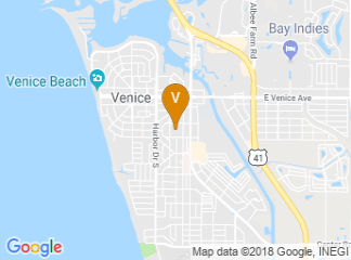 map of Venice Community Center