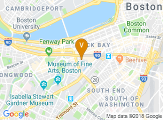 map of Hilton Boston Back Bay