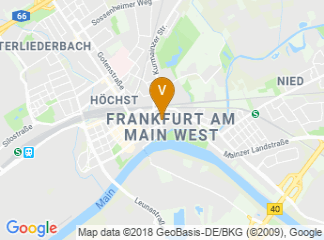 map of Lindner Congress Hotel Frankfurt