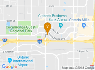 map of Ontario Airport Hotel & Conference Center