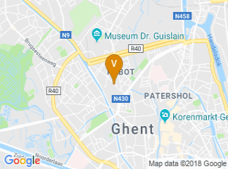 map of KU Leuven Technologiecampus Gent