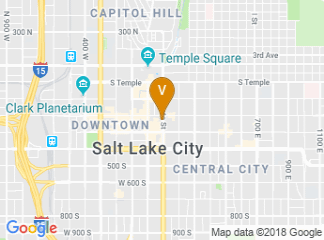 map of Salt Lake City Marriott City Center