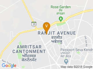 map of Ranjit Avenue Ground