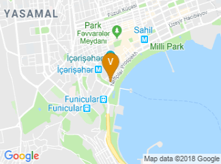 map of Four Seasons Hotel Baku