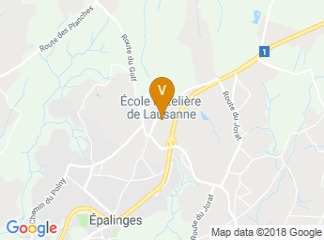 map of Hotel School of Lausanne