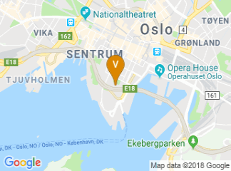 map of Gamle Logen - Selskapslokaler Oslo