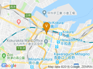 map of Nishinippon Institute of Technology