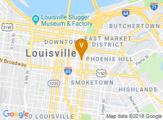 map of University of Louisville