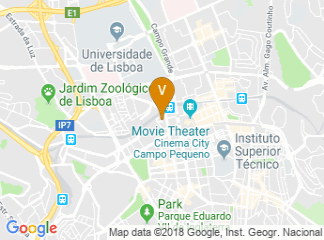 map of VIP Executive Zurique Hotel
