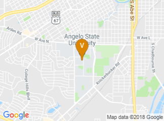 map of Angelo State University