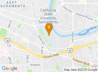 map of California State University, Sacramento