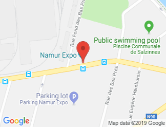 map of Namur Expo