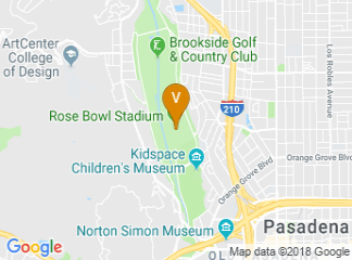 map of Rose Bowl Stadium
