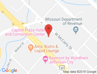 map of Capitol Plaza Hotel and Convention Center