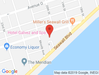 map of Hotel Galvez and Spa