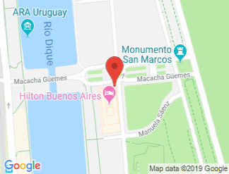map of Hilton Buenos Aires