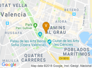 map of Barcelo Valencia