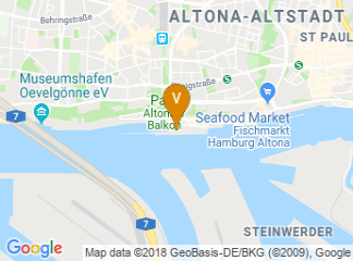 map of Hamburg Cruise Center Altona