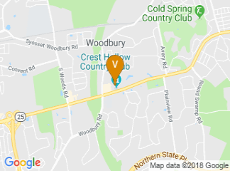 map of Crest Hollow Country Club