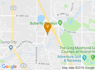 map of Denver Marriott Westminster