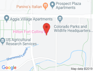map of Hilton Fort Collins