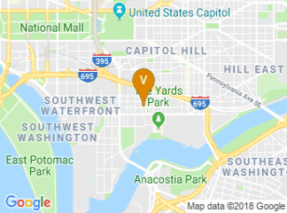 map of Courtyard by Marriott Washington Capitol Hill/Navy Yard