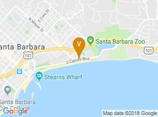 map of Hyatt Centric Santa Barbara