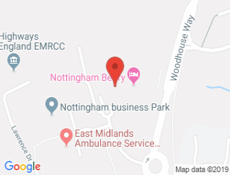 map of Nottingham Belfry