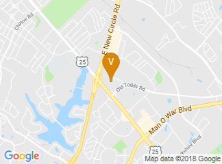 map of DoubleTree Suites by Hilton Hotel Lexington