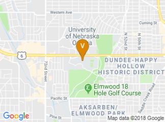 map of University of Nebraska Omaha