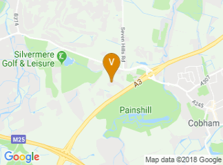 map of Hilton Cobham