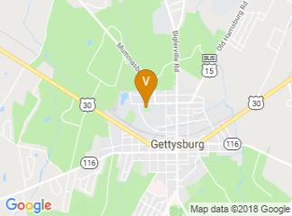 map of Gettysburg College