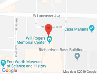 map of Will Rogers Memorial Center