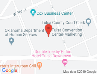 map of Tulsa Convention Center-Marketing