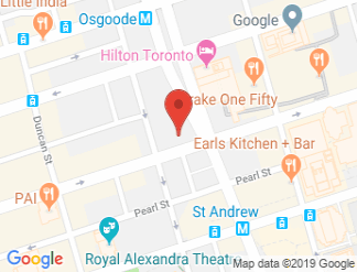map of Shangri-La Hotel, Toronto