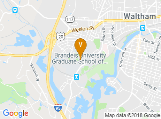 map of Brandeis University