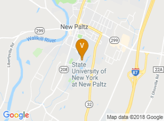 map of State University of New York at New Paltz