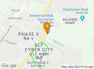 map of The Leela Ambience Gurugram Hotel & Residences