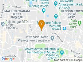 map of The Lalit Ashok Bangalore