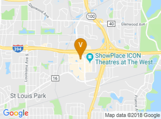 map of DoubleTree by Hilton Minneapolis - Park Place