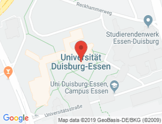 map of university Duisburg-Essen