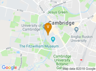 map of St Catharine's College, University of Cambridge