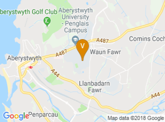 map of Aberystwyth University - Penglais Campus