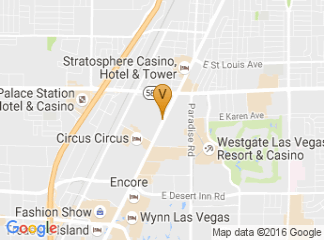 map of Riviera Hotel & Conference Center