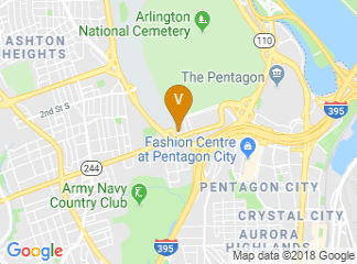 map of Sheraton Pentagon City Hotel