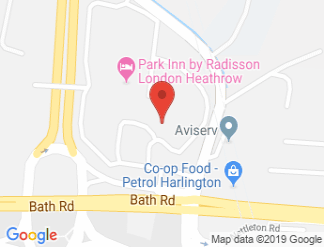 map of Park Inn by Radisson London Heathrow