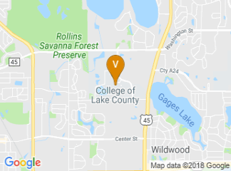 map of College of Lake County