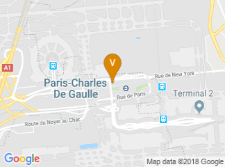 map of Hilton Paris Charles de Gaulle Airport