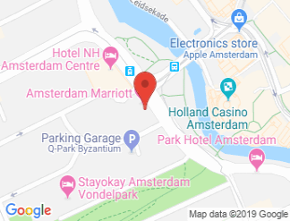 map of Amsterdam Marriott Hotel