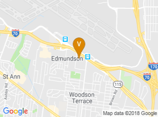 map of Hilton St. Louis Airport